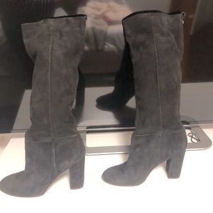 Sam Edelman Long suede black boots